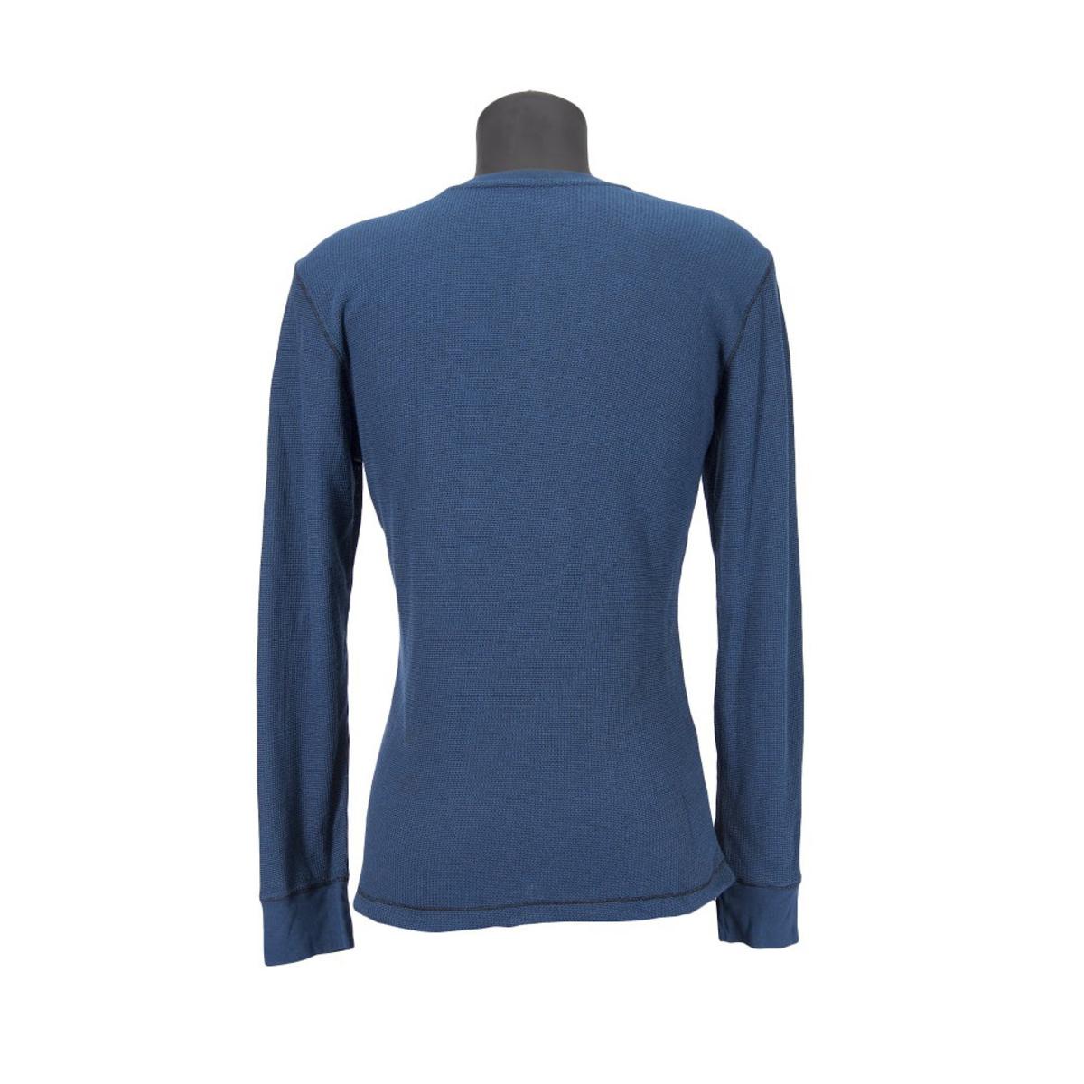 cotton long sleeve henley shirt