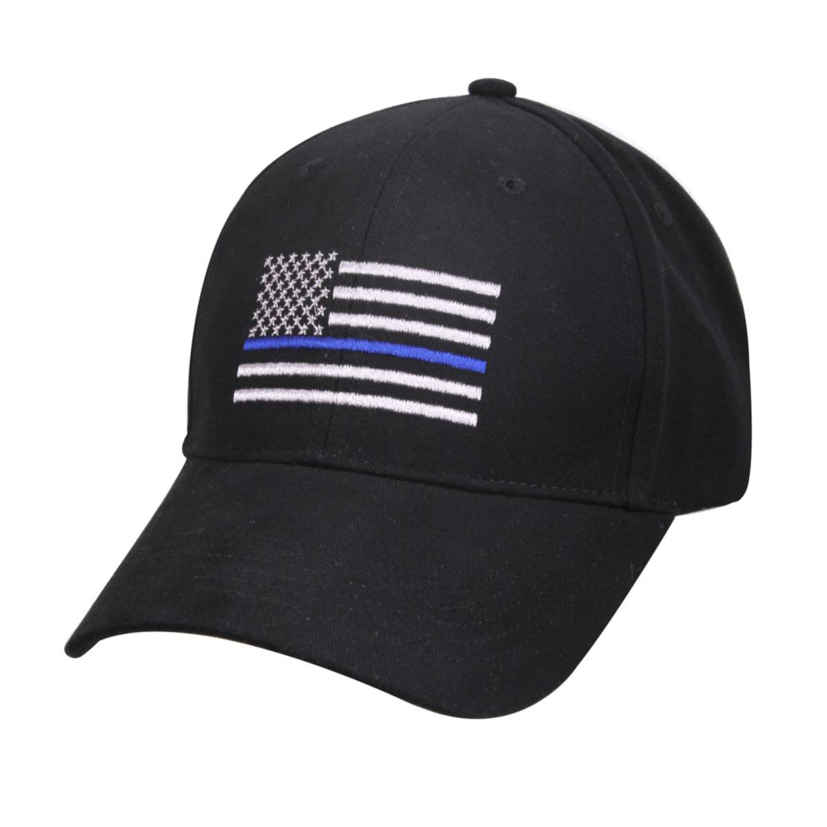 Rothco Thin Blue Line Flag Low Profile Tactical Cap For Police, Law