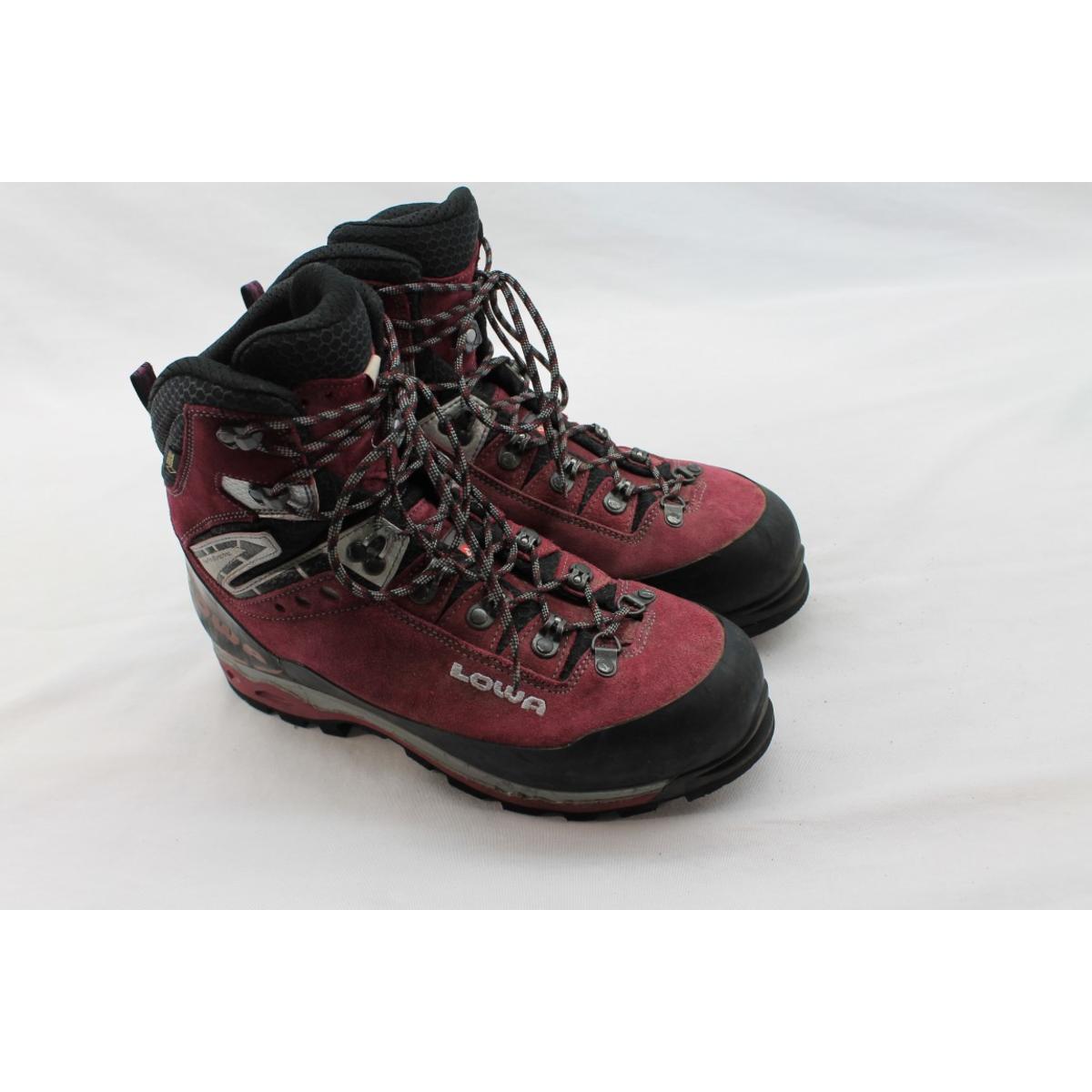 Lowa Women's Mountain Expert GTX EVO Berry/Black Hiking Boots 10M | eBay