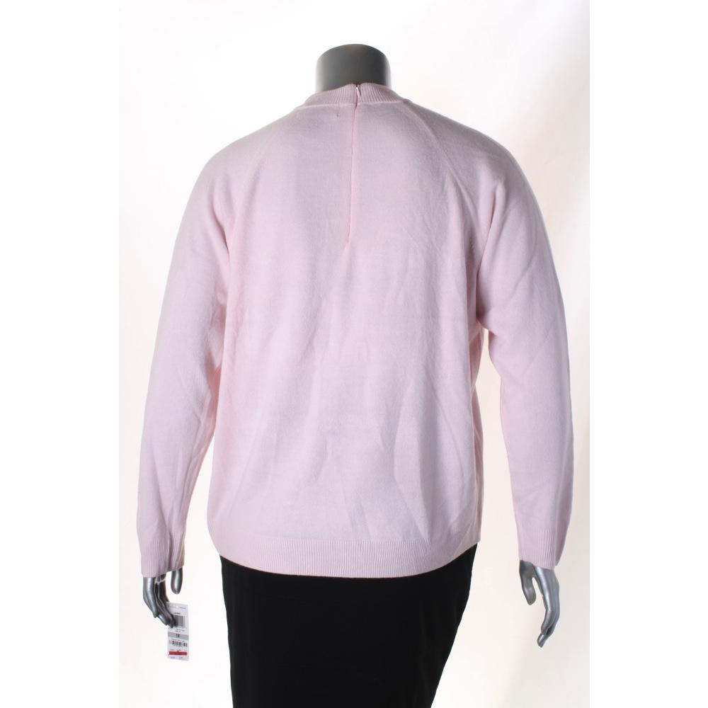 light pink mock turtleneck