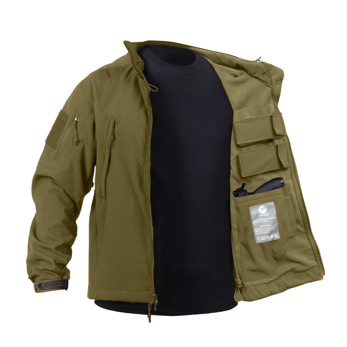 Rothco Concealed Carry Waterproof Soft Shell Jacket | eBay