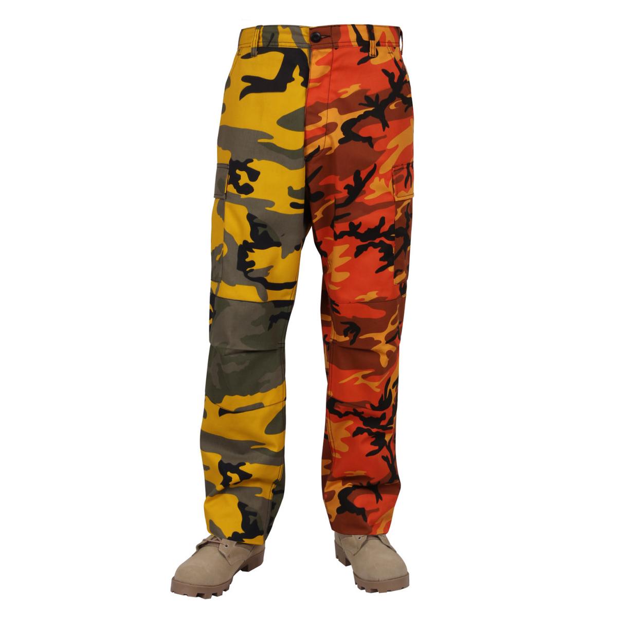 purple camouflage cargo pants