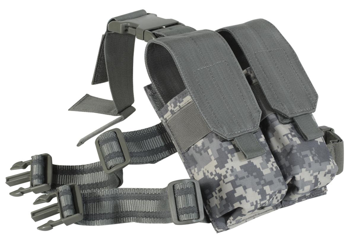 Voodoo Tactical MOLLE Drop Leg Rifle Ammo Pouch, Black eBay