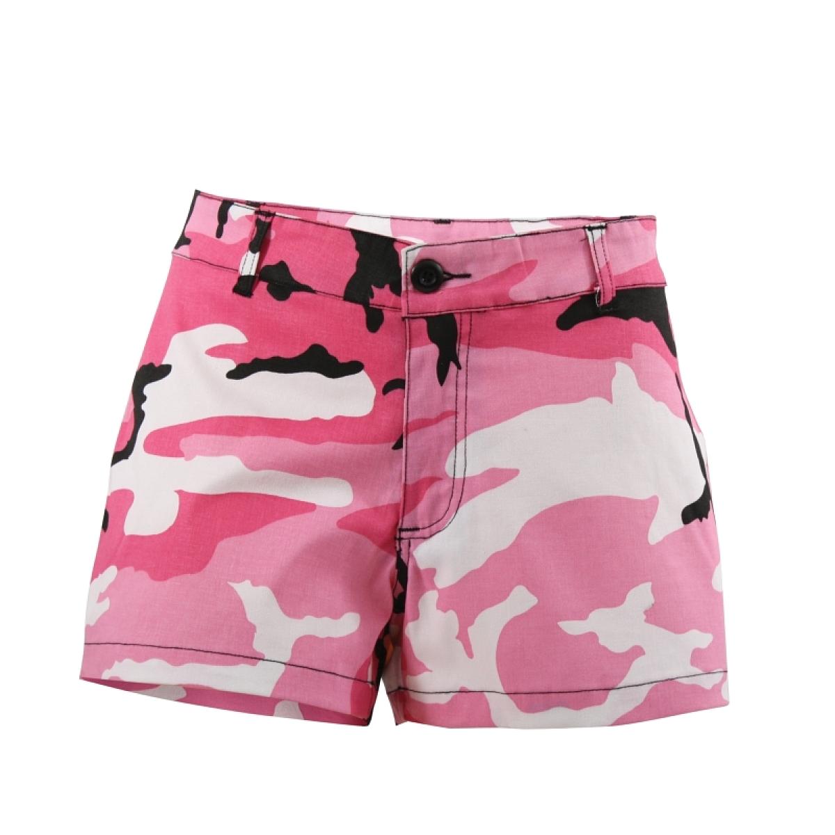Rothco Womens Pink Camo Short Shorts | eBay